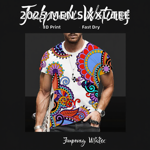 T-Shirt Homme Design Simple 100% Polyester 180g Tricoté Style Hip Hop <span class=keywords><strong>Grande</strong></span> <span class=keywords><strong>Taille</strong></span> XXL Motif Imprimé 3D Court pour Homme - Product Image 2