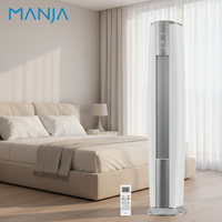 AC Inverter Manja Split 24000Btu, Kabinet Silinder, Tipe Lantai, Kebisingan Rendah, 220V, Multi R-410A, Mesin DC