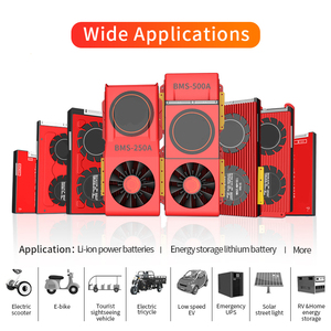 BMS de batterie LiFePO4 étanche 4S 8S 12V 24V 100A 200A 300A pour système de stockage d'énergie solaire domestique avec port commun - Product Image 6