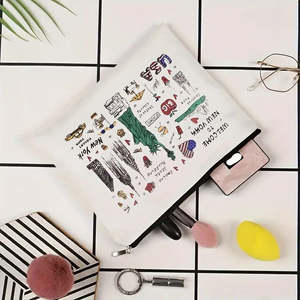 Trousse de Maquillage Personnalisée Grande Taille à Motif Souvenir de <span class=keywords><strong>New</strong></span> <span class=keywords><strong>York</strong></span>, Sac de <span class=keywords><strong>Voyage</strong></span> pour Articles de Toilette, Pochette Cosmétique, Cadeau pour Enterrement de Vie de Jeune Fille - Product Image 3