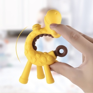 <span class=keywords><strong>Mordedor</strong></span> de Silicona para Bebé, Libre de BPA, Grado Alimenticio, Juguete Suave con Forma de <span class=keywords><strong>Jirafa</strong></span>, Unisex para Niños y Niñas - Product Image 3