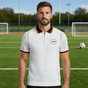 <span class=keywords><strong>Maillot</strong></span> de football 100% coton tricoté, sportif, uni et respirant - Product Image 1