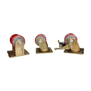 Weihang casteiro, roda rotatória de 3 polegadas estilo europeu resistente de alta qualidade industrial castor de uretano - Product Image 6