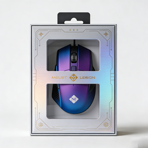 GoTop Advanced Mouse Spots UV Flocage EVA Doublure <span class=keywords><strong>Or</strong></span> Estampage Gaufrage Debossing Coins renforcés Stratification brillante - Product Image 1