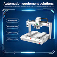 Machine de distribution double station personnalisable à double tête pour colle UV et silicone
