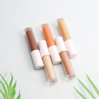 Correcteur liquide de maquillage liquide naturel de marque privée correcteur d'orange imperméable à l'eau de longue durée pour éclaircir la peau du visage