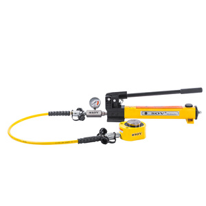 Vérin hydraulique à simple effet de 20 tonnes à très faible hauteur pour l'installation et la maintenance d'équipements lourds dans des espaces restreints - Product Image 2