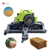 Nouveau modèle de presse à balles automatique à haute densité montée sur tracteur pour la production de fourrage d'alfalfa et de maïs en Chine