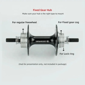 FBicycle engrenage fixe une vitesse vélo roue libre pignons vélo fileté anneaux de verrouillage pour 13T 14T 15T 16T 17T 18T vélos - Product Image 3