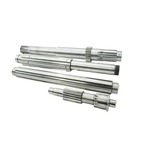 Qualified DIN Industrial Precise Steel Automotive Gear Hexagonal Shaft For Manufacturing Process