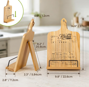 Organisateur <span class=keywords><strong>de</strong></span> vaisselle en bois naturel à un seul niveau, support <span class=keywords><strong>de</strong></span> rangement pour assiettes et bols, support pour outils <span class=keywords><strong>de</strong></span> nettoyage <span class=keywords><strong>de</strong></span> comptoir <span class=keywords><strong>de</strong></span> cuisine - Product Image 5