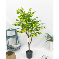 Simulatie Decoraties Faux Ingemaakte Citroen Vruchten Boom Plastic Fruit Bomen Nep Oranje Kunstmatige Lemon Tree