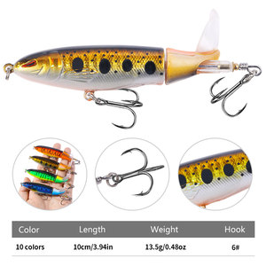 Long appât crayon <span class=keywords><strong>leurre</strong></span> en plastique dur <span class=keywords><strong>leurre</strong></span> de pêche <span class=keywords><strong>Triple</strong></span> crochet de haute qualité <span class=keywords><strong>pour</strong></span> Pesca Bass - Product Image 2