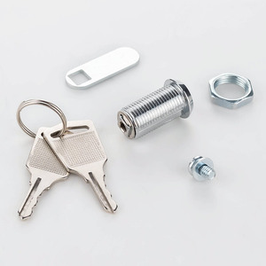 Cylindre de serrure micro haute sécurité en alliage de zinc de 12 mm avec deux clés, serrure à came pour armoire industrielle - Product Image 5