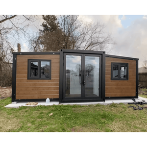 Casa Contenedor Expandible de 20 Pies, Vivienda Móvil Prefabricada de Lujo Contemporánea, Mini Casa con Cocina, Marca Moduluxe, Garantía de 5 Años - Product Image 1