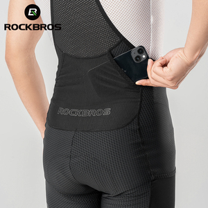 Pantalones Cortos de Ciclismo ROCKBROS Personalizados, Nuevos Pantalones Cortos Transpirables para Ciclismo de Larga Distancia, Pantalones Cortos de Ciclismo de Carretera y MTB con Almohadilla de Alta Densidad - Product Image 3