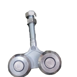 <span class=keywords><strong>Chariot</strong></span> suspendu à <span class=keywords><strong>rail</strong></span> à double roue en acier de haute qualité - Product Image 2