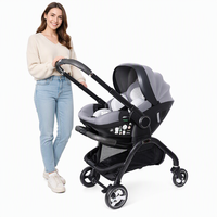 Poussette pliable en alliage d'aluminium Kidilo avec logo personnalisé, vente en gros d'usine, capacité de charge de 15 kg, pour bébés de 0 à 6 mois, idéale pour les voyages et les sorties en plein air