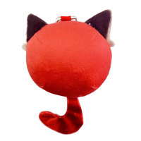 Haute qualité pas cher OEM dessin animé Anime personnalisé Manjuu impression doux PP coton peluche porte-clés rond personnalisé