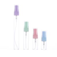 Vide 2ml 3ml 5ml 10ml petit parfum atomiseur flacons échantillon bouteille en verre transparent avec pompe de pulvérisation en plastique