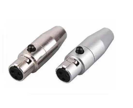 Высокое качество 3 Pin XLR штекер до 3,5 мм мини стерео разъем женский аудио кабель dmx кабель