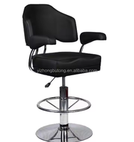 Chaise de casino de poker en métal en cuir moderne personnalisée chaise de jeu pivotante à hauteur réglable pour machine à sous