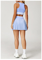 Ensemble de jupes de tennis pour femmes de haute qualité, vêtements de sport pour femmes, vêtements de tennis, jupes de tennis personnalisées à séchage rapide, vêtements de gym