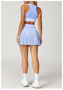 Ensemble de jupes de <span class=keywords><strong>tennis</strong></span> pour femmes de haute qualité, vêtements de sport pour femmes, vêtements de <span class=keywords><strong>tennis</strong></span>, jupes de <span class=keywords><strong>tennis</strong></span> personnalisées à séchage rapide, vêtements de gym - Product Image 5