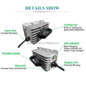 <span class=keywords><strong>Chargeur</strong></span> de <span class=keywords><strong>batterie</strong></span> intelligent Lifepo4 600W 12V 24V 20A 30A 40A embarqué pour embarcations électriques marines et batteries Lipo - Product Image 4