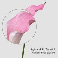 Bunga Calla Lily Buatan Berkualitas Tinggi 60CM untuk Dekorasi Pernikahan, Rangkaian Rumah, Bahan EVA, Grosir Bunga Buatan