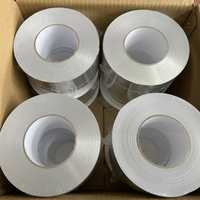 Ruban adhésif en aluminium pour joints de conduits, étanchéité contre l'humidité, anti-fuite, imperméable, ruban en aluminium argenté