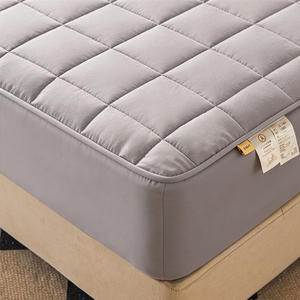 Protège-matelas imperméable matelassé à grille carrée de luxe avec couche respirante en TPU, <span class=keywords><strong>drap</strong></span>-<span class=keywords><strong>housse</strong></span> lavable, <span class=keywords><strong>housse</strong></span> de matelas - Product Image 4