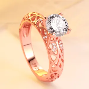 SKA Custom Besteld Mode-sieraden Delicate Sterling Zilveren Fancy Ontwerpen Vinger Ring Voor Vrouwen