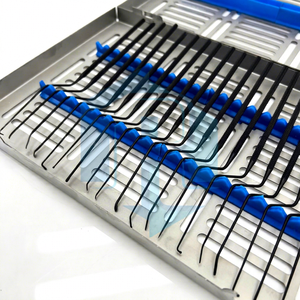 Curetas Neuroquirúrgicas Transesfenoidales Microexpandidas Rhoton, Manuales, con Recubrimiento Negro, Caja de Esterilización, Certificación CE - Product Image 1