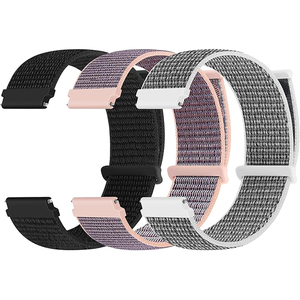 Bracelet de montre 18mm pour <span class=keywords><strong>Garmin</strong></span> <span class=keywords><strong>Venu</strong></span> 4 41mm/<span class=keywords><strong>Venu</strong></span> 3S/<span class=keywords><strong>Venu</strong></span> 2S /Vivoactive 4S/<span class=keywords><strong>Vivomove</strong></span> 3S/Forerunner 255S/255S Music/Forerunner 265S - Product Image 1