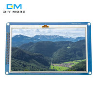 Modul Layar LCD TFT 5 inci 5.0 "800*480 Papan Pengontrol SSD1963 dengan Kartu Panel Sentuh untuk Arduino 51 AVR STM32