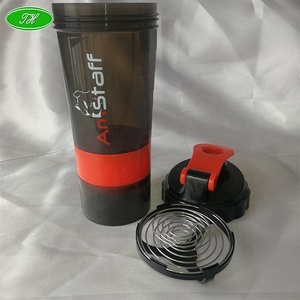 カスタムロゴ BPAフリー ブレンダー プロテインシェイカー 500ml 食品グレード 再利用可能ウォーターボトル - Product Image 4