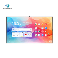 Pantalla LCD de señalización digital para interiores ALLESTECH con sistema CMS integrado para información de restaurantes y hoteles
