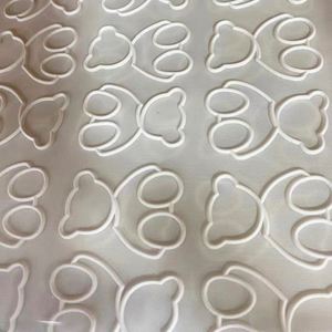 <b>Iron</b>-<b>On</b> Patches 5 Sheets of White 1-Inch Letters and <b>Numbers</b> Silicone Labels for Fabric T-Shirts Bags DIY Crafts - Product Image 3