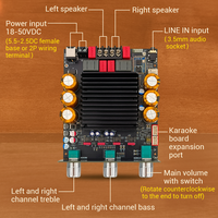 WUZERVON-Placa amplificadora de potencia digital de 2,0 canales, Qualcomm QCC3034 BT, APTX, 300W + 300W, PCM5102, Chip decodificador