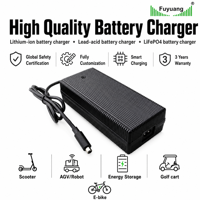 Chargeur de batterie au lithium LiFePO4 personnalisé 29.2V 29.4V 32V 42V 51.2V 52V 54.6V 56V 58.8V 2A 3A 5A 8A 10A CE UKCA PSE SAA KC