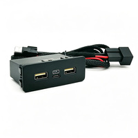 Cargador USB Doble PD Integrado en el Vehículo, Conexión Plug and Play, Carga Rápida para Honda Civic, CRV, Accord, Integra