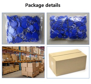 Có thể ghi lại RFID Key tag Mifare cổ điển Ev1 4k mf1s70yyx 4byte uid 4096byte ABS RFID keyfob - Product Image 5