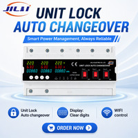 Commutateur de transfert automatique JIUJI JJVPD6-63VAK 63A avec protection contre les surtensions, les sous-tensions et les surintensités, sélecteur de phase automatique