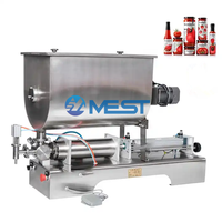 Machine de remplissage semi-automatique pneumatique pour liquides, alcool, miel, boissons, sauces, détergents – Remplissage quantitatif manuel