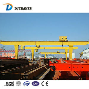 Grue portique simple et portable de 10 tonnes pour extérieur, type treillis, avec mécanisme de levage par treuil à vent, composants moteur essentiels Dejun, commande au sol et à distance - Product Image 3