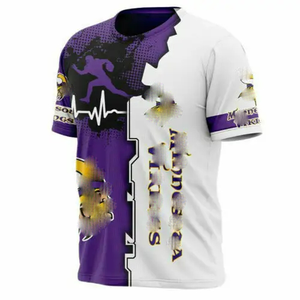 Football américain saint Buccaneers Steeler Packers Offres Spéciales imprimé haute qualité vente en gros Sports Football toutes équipes T-shirt - Product Image 4