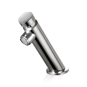 Đồng thau đẩy nút lưu vực tap <span class=keywords><strong>Chrome</strong></span> tiết kiệm nước thời gian chậm trễ tự đóng cửa lưu vực vòi nước - Product Image 1