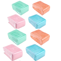 125 bavettes jetables imperméables en papier pour tatouage et manucure, pour usage en magasin