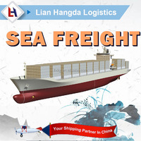 Service logistique d'expédition express de porte à porte au départ de Hong Kong de la Chine vers le Japon, USA et Australie Transporteur de fret maritime